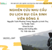 SV NCKH 2020-2021:NGHIÊN CỨU NHU CẦU DU LỊCH BỤI CỦA SINH VIÊN ĐÔNG Á